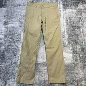 Eddie Bauer Pants Mens 32x30 Beige Stretch Chino Hiking‎ Trail Outdoors Travel